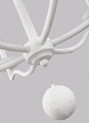 Visual Comfort Studio F3130/6PSW Annie Six Light Chandelier, Plaster White Alternate Image.jpg