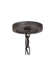 Visual Comfort Studio F3135/9DWK/SGM Angelo Nine Light Chandelier, Distressed Weathered Oak / Slate Grey Metal Alternate Image 2.jpg