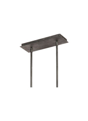 Visual Comfort Studio F3136/8DWK/SGM Angelo Eight Light Island Chandelier, Distressed Weathered Oak / Slate Grey Metal Alternate Image 2.jpg