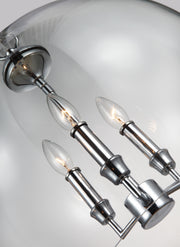Visual Comfort Studio F3155/3CH Lawler Three Light Pendant, Chrome Alternate Image 3.jpg