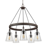 Generation Lighting F3169/5DWI Loras Five Light Chandelier, Dark Weathered Iron Alternate Image.jpg