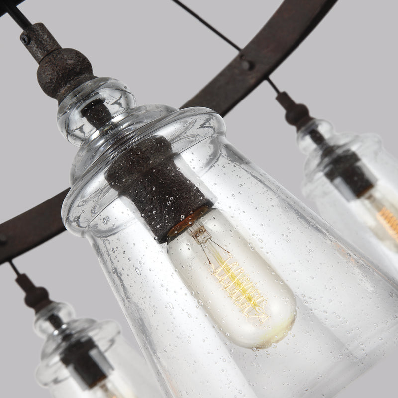 Generation Lighting F3169/5DWI Loras Five Light Chandelier, Dark Weathered Iron Alternate Image 2.jpg