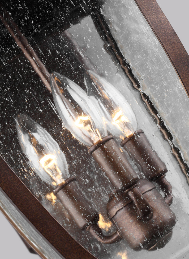 Visual Comfort Studio OL13102PTBZ Oakmont Three Light Outdoor Wall Lantern, Patina Bronze Alternate Image 2.jpg
