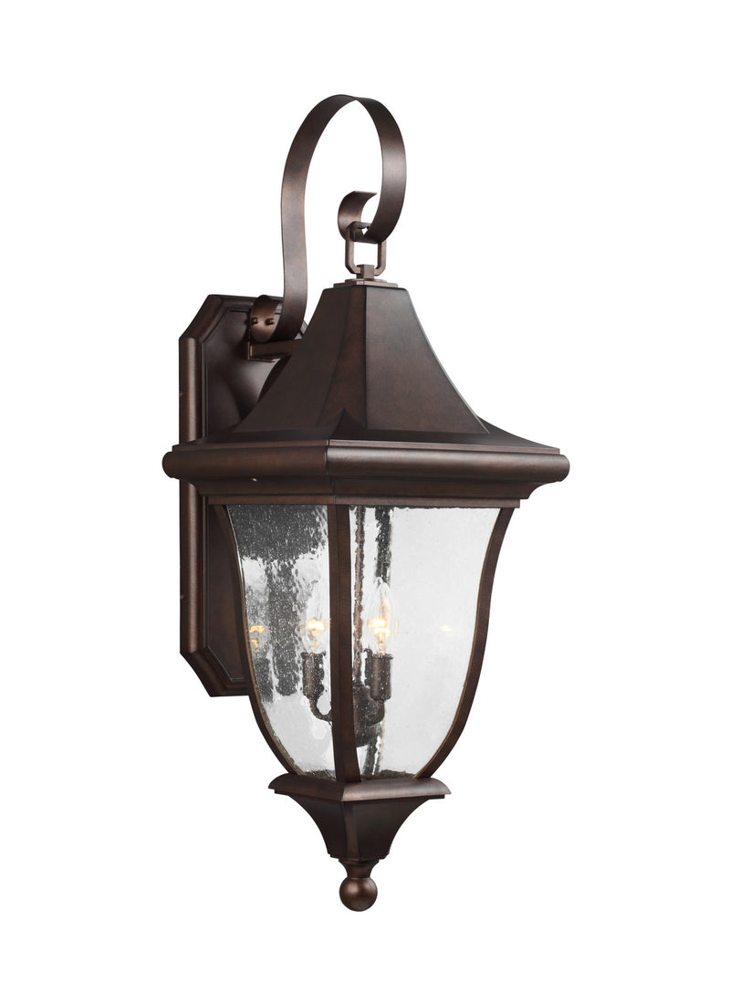 Visual Comfort Studio OL13102PTBZ Oakmont Three Light Outdoor Wall Lantern, Patina Bronze Main Image.jpg