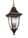 Visual Comfort Studio OL13109PTBZ Oakmont Three Light Outdoor Pendant, Patina Bronze Alternate Image.jpg