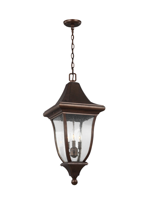 Visual Comfort Studio OL13109PTBZ Oakmont Three Light Outdoor Pendant, Patina Bronze Main Image.jpg