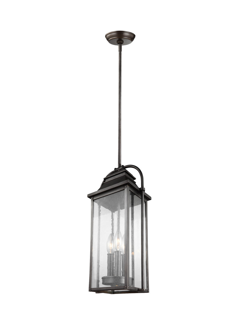 Visual Comfort Studio OL13209ANBZ Wellsworth Three Light Pendant, Antique Bronze Alternate Image.jpg