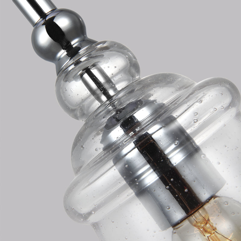 Generation Lighting P1449CH Loras One Light Pendant, Chrome Alternate Image 3.jpg