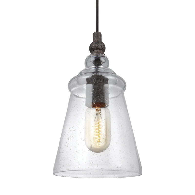 Generation Lighting P1449DWI Loras One Light Pendant, Dark Weathered Iron Alternate Image.jpg