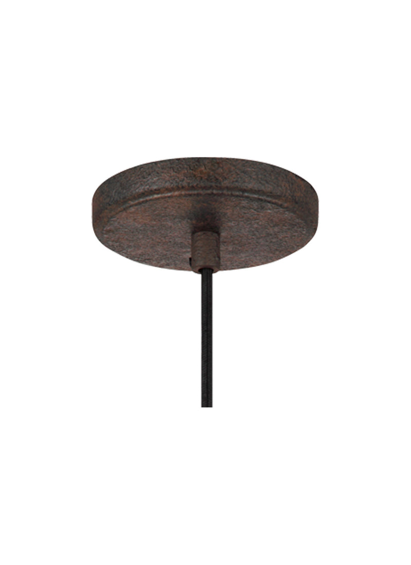 Generation Lighting P1449DWI Loras One Light Pendant, Dark Weathered Iron Alternate Image 2.jpg