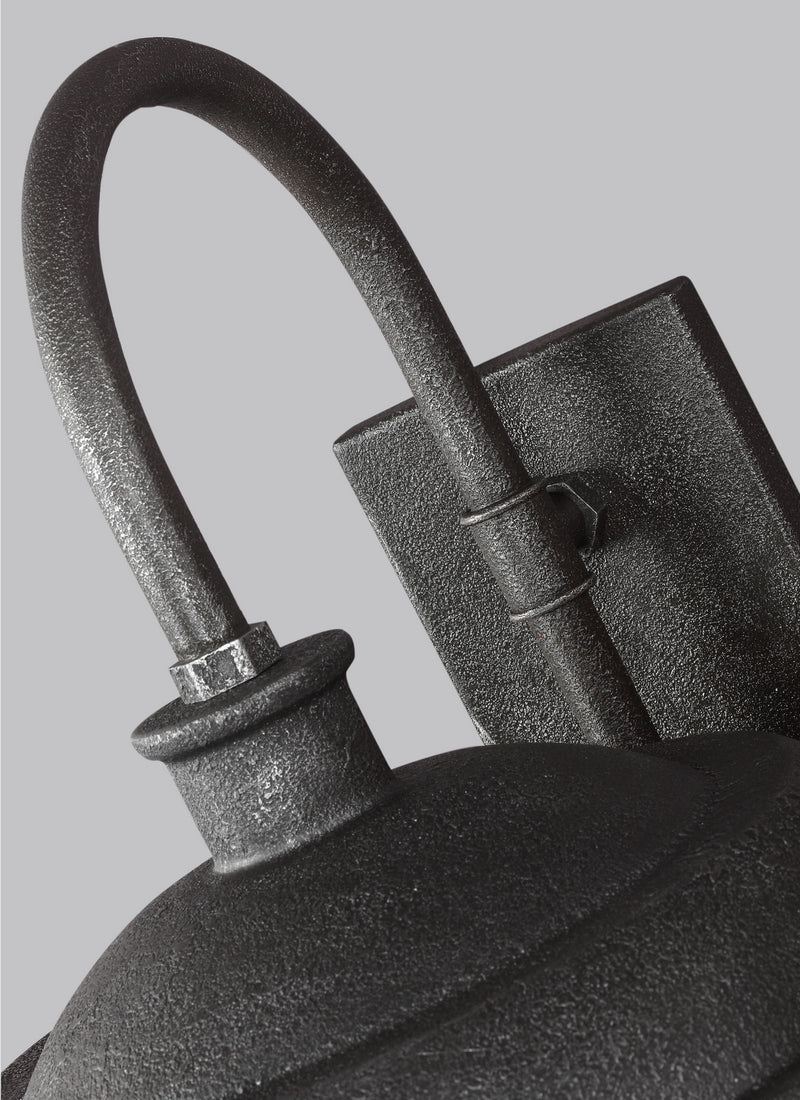 Generation Lighting WB1828SGM Lennex One Light Outdoor Wall Lantern, Slate Grey Metal Alternate Image.jpg