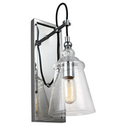 Generation Lighting WB1850CH Loras One Light Wall Sconce, Chrome Main Image.jpg