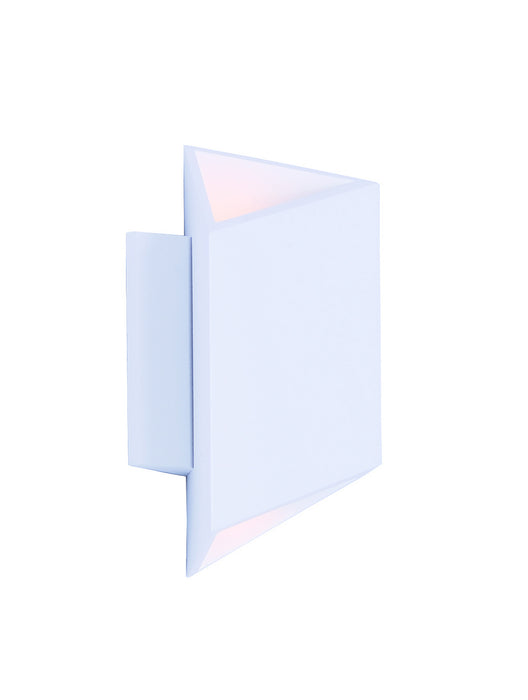 ET2 E41373-WT Alumilux Facet LED Outdoor Wall Sconce, White Main Image.jpg