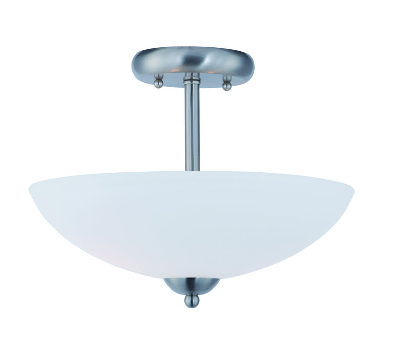 Maxim 21653SWSN Taylor Two Light Semi-Flush Mount, Satin Nickel Main Image.jpg