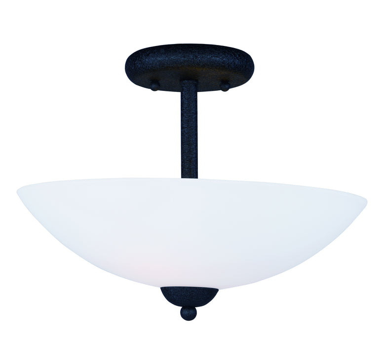 Maxim 21653SWTXB Taylor Two Light Semi-Flush Mount, Textured Black Main Image.jpg