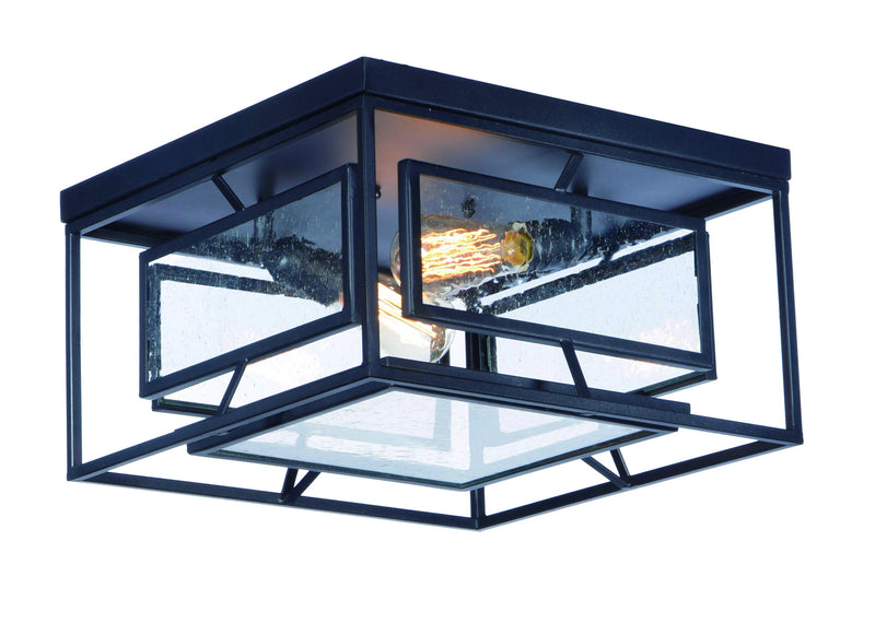 Maxim 21670CDBK Era Two Light Flush Mount, Black Main Image.jpg