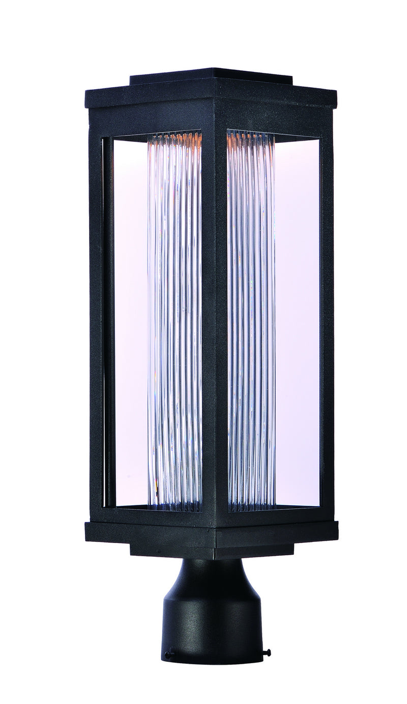 Maxim 55900CRBK Salon LED LED Outdoor Post/Pier Mount, Black Main Image.jpg