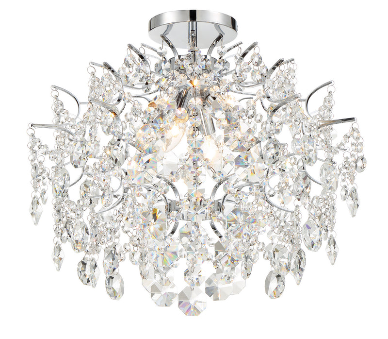 Minka-Lavery 3156-77 Isabella'S Crown Four Light Chandelier, Chrome Alternate Image 2.jpg