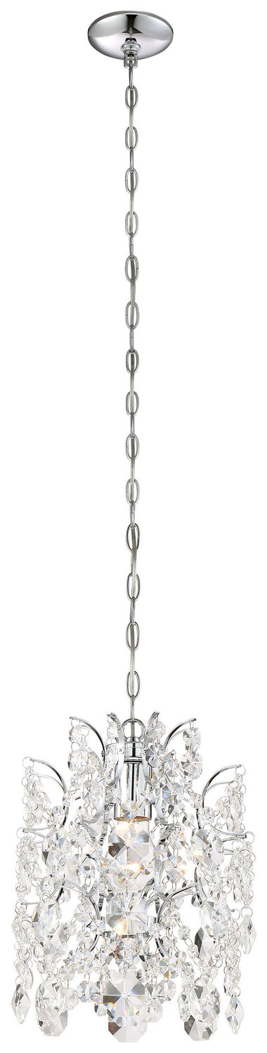 Minka-Lavery 3155-77 Isabella'S Crown One Light Mini Pendant, Chrome Main Image.jpg