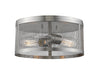 Z-Lite 331F12-BN Meshsmith Two Light Flush Mount, Brushed Nickel Main Image.jpg