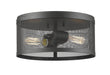 Z-Lite 331F12-BRZ Meshsmith Two Light Flush Mount, Bronze Main Image.jpg