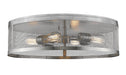 Z-Lite 331F21-BN Meshsmith Four Light Flush Mount, Brushed Nickel Main Image.jpg