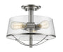 Z-Lite 444SF-BN Mariner Three Light Semi Flush Mount, Brushed Nickel Main Image.jpg