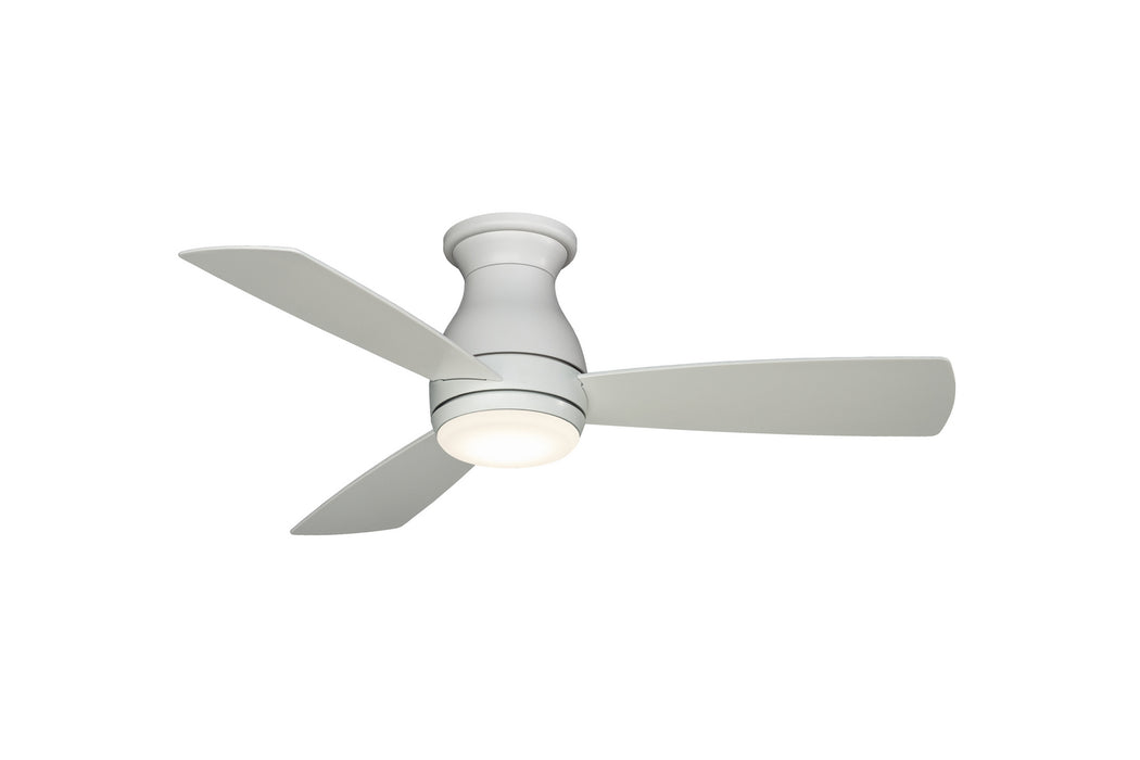 Fanimation FPS8332MWW-220 Hugh 44 44" Ceiling Fan Matte White Main Image.jpg