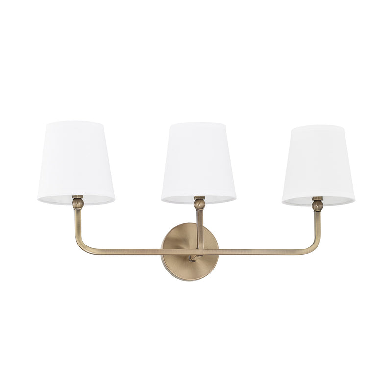 Capital Lighting 119331AD-674 Dawson Three Light Vanity, Aged Brass Main Image.jpg
