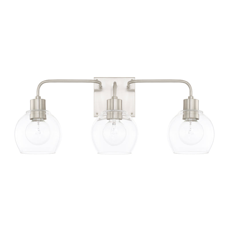 Capital Lighting 120031BN-426 Tanner Three Light Vanity, Brushed Nickel Main Image.jpg