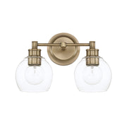 Capital Lighting 121121AD-426 Mid Century Two Light Vanity, Aged Brass Main Image.jpg