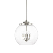 Capital Lighting 321142PN Mid Century Four Light Pendant, Polished Nickel Main Image.jpg
