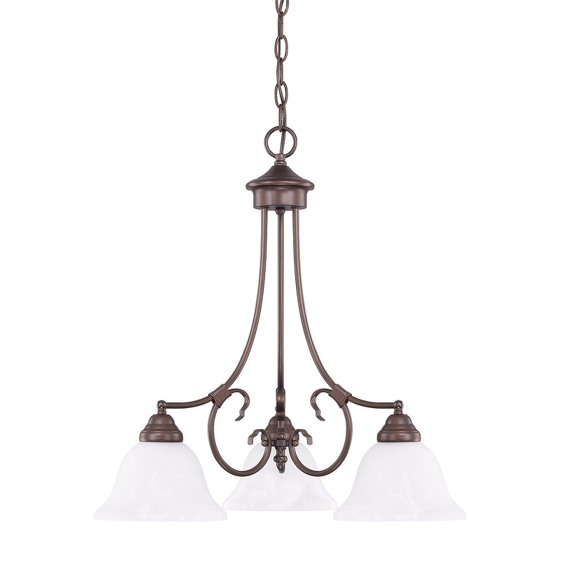 Capital Lighting 3224BZ-220 Hometown Three Light Chandelier, Bronze Main Image.jpg