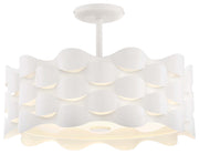 George Kovacs P1302-655-L Coastal Current LED Semi Flush Mount, Sand White Main Image.jpg