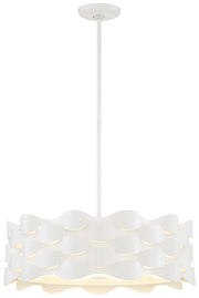 George Kovacs P1304-655-L Coastal Current LED Pendant, Sand White Main Image.jpg