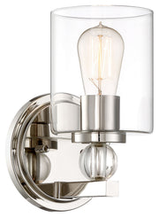 Minka-Lavery 3071-613 Studio 5 One Light Bath, Polished Nickel Main Image.jpg