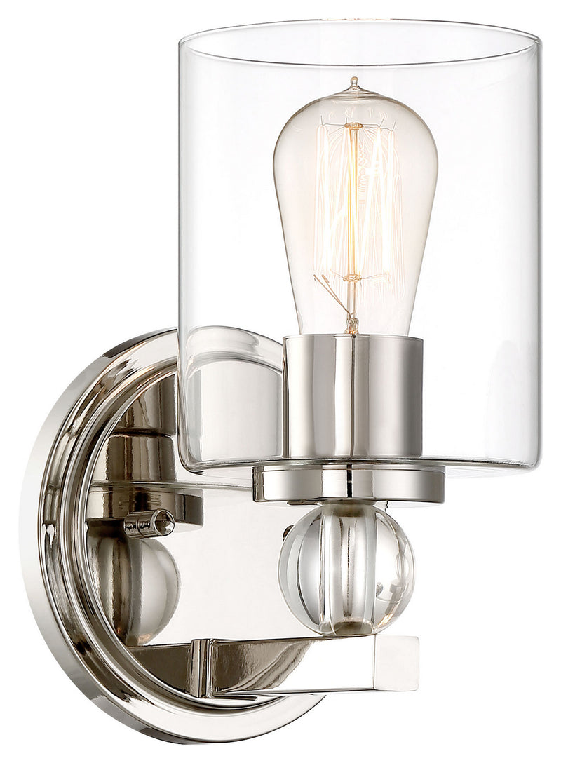 Minka-Lavery 3071-613 Studio 5 One Light Bath, Polished Nickel Main Image.jpg