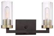 Minka-Lavery 3042-560 Ainsley Court Two Light Bath, Aged Kinston Bronze w/Brushed Brass Main Image.jpg