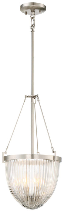 Minka-Lavery 2323-84 Atrio Three Light Pendant, Brushed Nickel Main Image.jpg