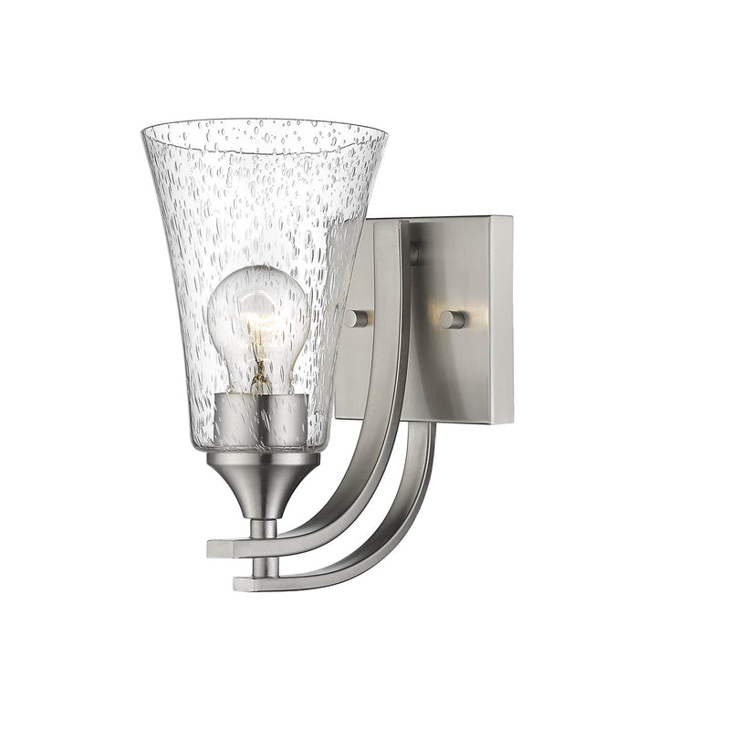 Millennium 1491-SN Natalie One Light Wall Sconce, Satin Nickel Main Image.jpg