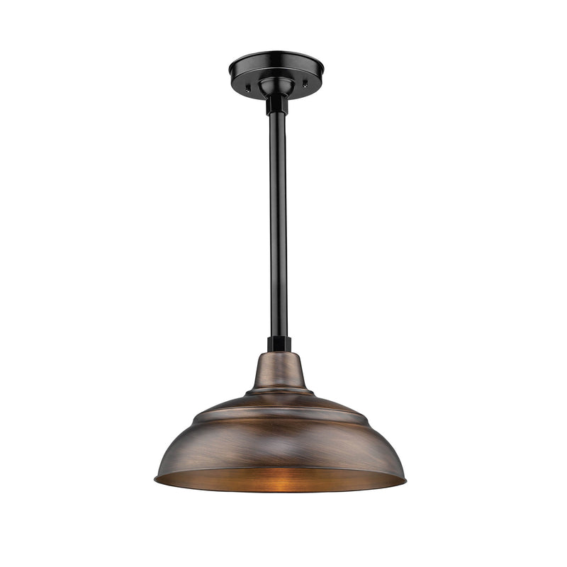 Millennium RWHS14-NC R Series One Light Pendant, Natural Copper Main Image.jpg
