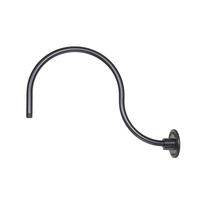 Millennium RGN24-SB R Series Goose Neck, Satin Black Main Image.jpg