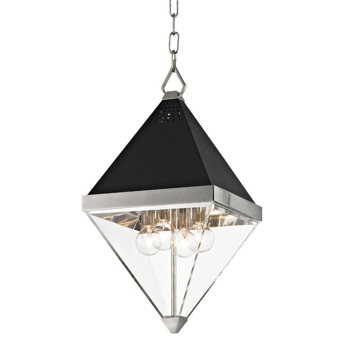 Hudson Valley 4510-PN Coltrane Four Light Pendant, Polished Nickel Main Image.jpg