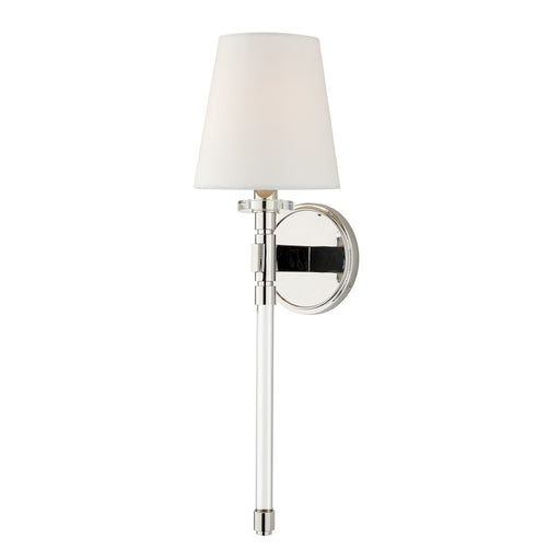 Hudson Valley 5410-PN Blixen One Light Wall Sconce, Polished Nickel Main Image.jpg