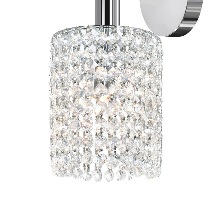 CWI Lighting 4281W-R-R (Clear) Glitz One Light Bathroom Sconce, Chrome Alternate Image.jpg