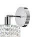 CWI Lighting 4281W-R-R (Clear) Glitz One Light Bathroom Sconce, Chrome Alternate Image 4.jpg