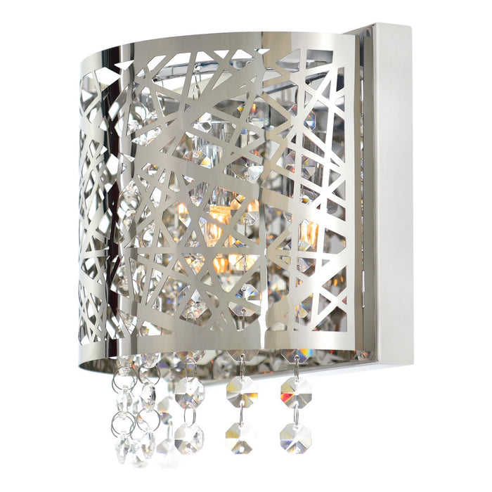 CWI Lighting 5008W7ST-R-1 Eternity One Light Bathroom Sconce Stainless Steel Alt 2.jpg