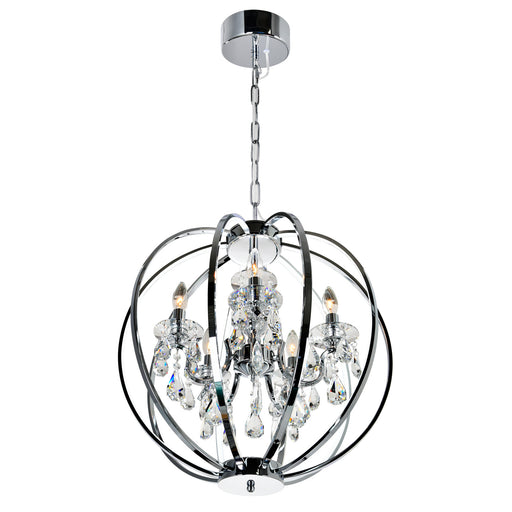 CWI Lighting 5025P22C-5 Abia Five Light Chandelier Chrome Alt 1.jpg