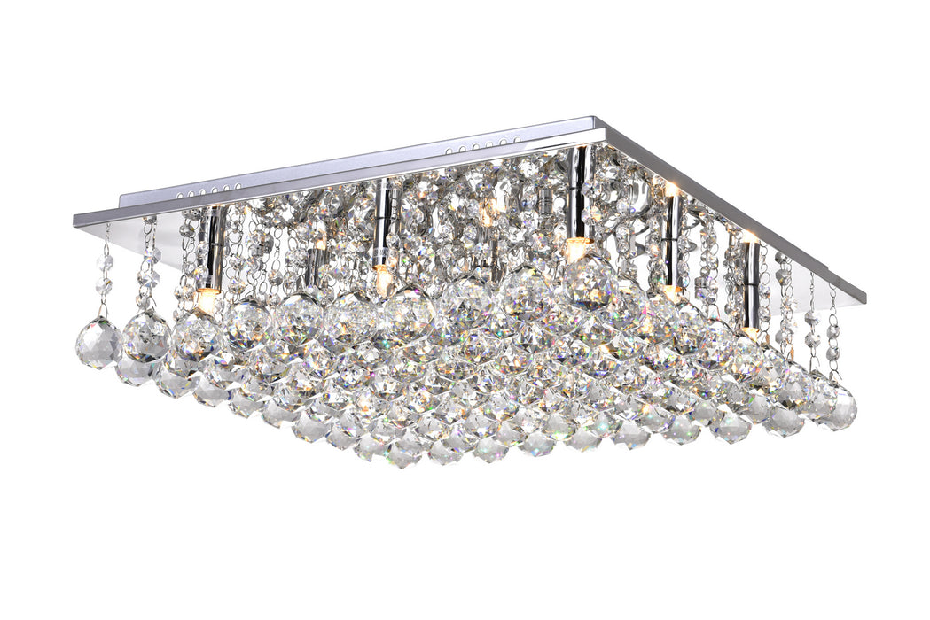 CWI Lighting 5052C20C-S Sparkle Nine Light Flush Mount Chrome.jpg