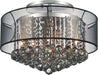 CWI Lighting 5062C20C (Smoke + B) Radiant Nine Light Flush Mount, Chrome Main Image.jpg